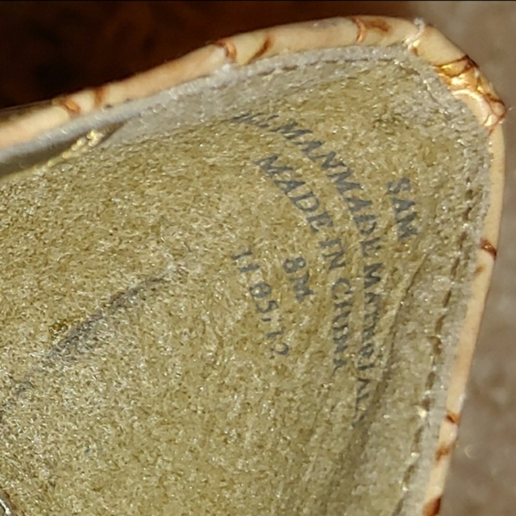 Liz Claiborne Alligator Print Pump Heels 8M - Picture 4 of 4